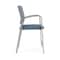 Lesro Newport Hip Chair Metal Frame, Silver, RS Rain Song Back, MD Titan Seat NP1161 - alternate 3